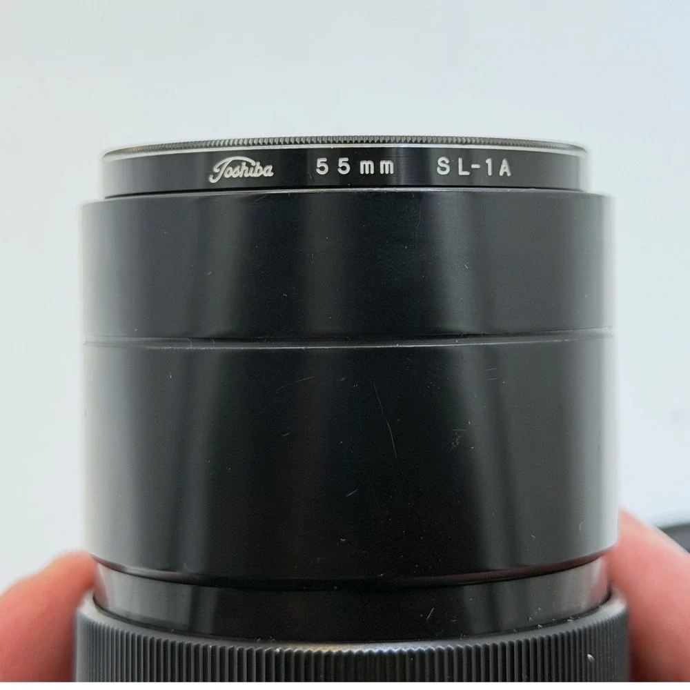 Yashica Auto Yashinon-DX 135mm f2.8 M42 Mount Lens with 55mm Toshiba Filter